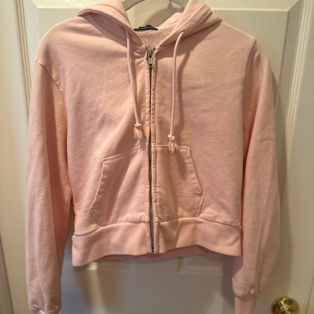 Brandy Melville Light Pink Hoodie